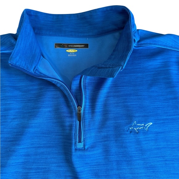 Greg Norman 1/4 Zip Pullover Royal Blue Men’s Size Extra Large - Picture 2 of 3